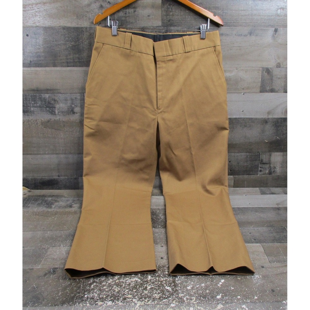 US Fish & Wildlife Service Pants Mens 36R Khaki Uniform Made USA Horace Small